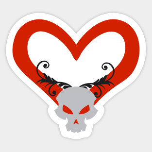 Love and Anger Sticker